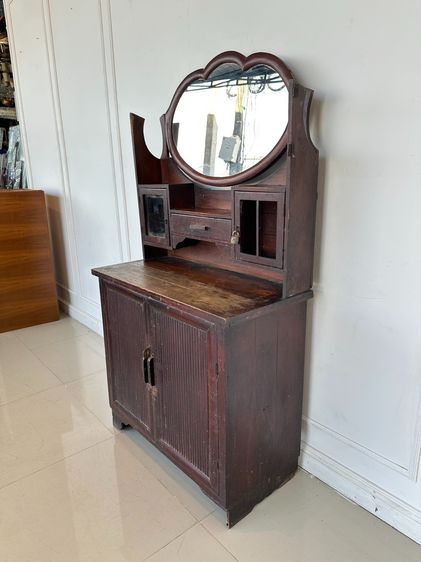 โต๊ะเครื่องแป้งไม้สัก สไตล์วินเทจ รูปที่ 4