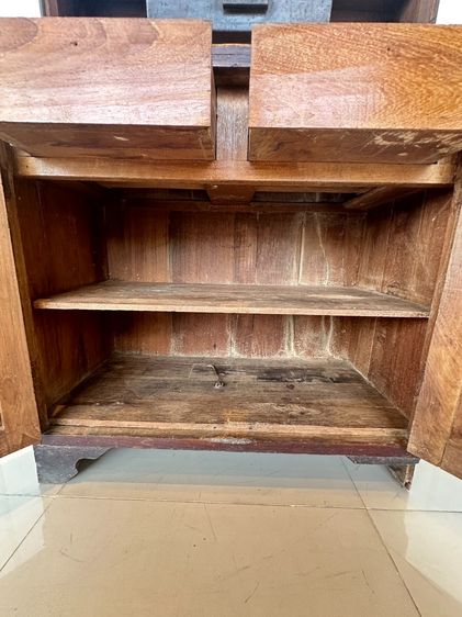 โต๊ะเครื่องแป้งไม้สัก สไตล์วินเทจ รูปที่ 10