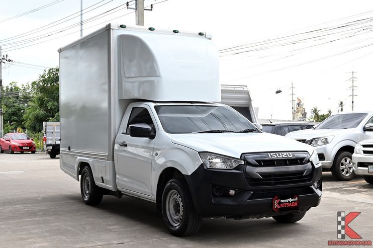 Isuzu D-MAX 2021 1.9 B Pickup ดีเซล ไม่ติดแก๊ส เกียร์ธรรมดา ขาว