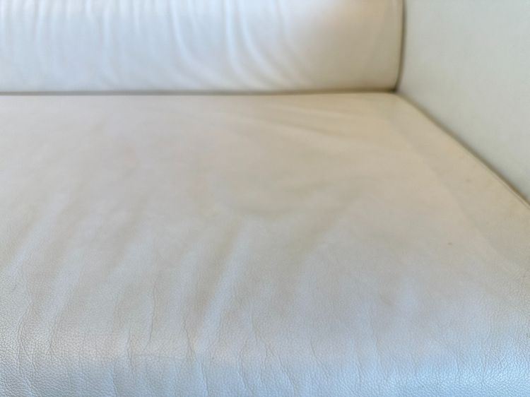 โซฟา 3 ที่นั่ง แบรนด์ PRIMAFIRA เบาะหนังแท้สีขาว  รูปที่ 13