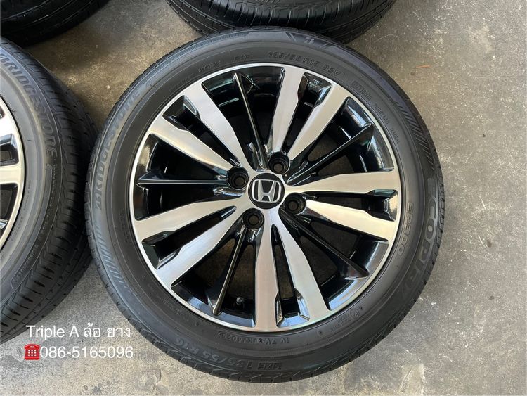 ✨ล้อแม็ก✨Honda Jazz GK ตัวท็อป ขอบ 16 พร้อมยาง 185-55-16 Bridgestone🌟ปี 23🌟 รูปที่ 3