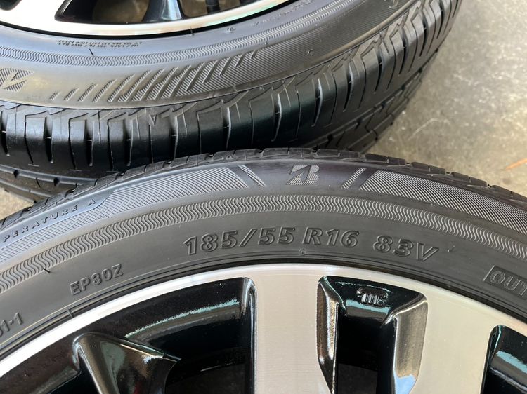 ✨ล้อแม็ก✨Honda Jazz GK ตัวท็อป ขอบ 16 พร้อมยาง 185-55-16 Bridgestone🌟ปี 23🌟 รูปที่ 8