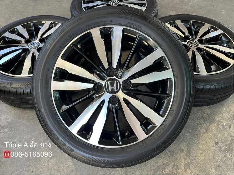 ✨ล้อแม็ก✨Honda Jazz GK ตัวท็อป ขอบ 16 พร้อมยาง 185-55-16 Bridgestone🌟ปี 23🌟 รูปที่ 2