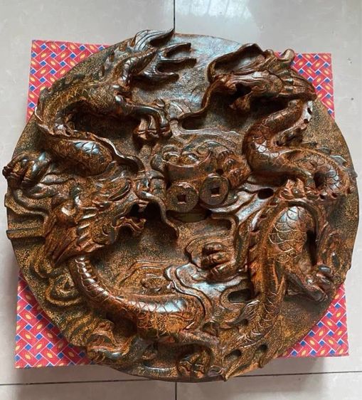 🔥แผ่นหินมังกร“ตัวใหญ่คู่”ที่สุดของความอลังการ 