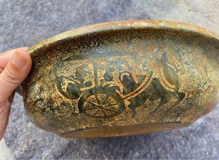 🐲ชามหินมังกร (ตัวใหญ่) ที่สุด รูปที่ 5