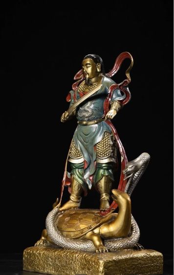 ✨พระพุทธรูปองค์ใหญ่เจิ้นหวุ่ (ทองเหลืองเก่า) รูปที่ 3