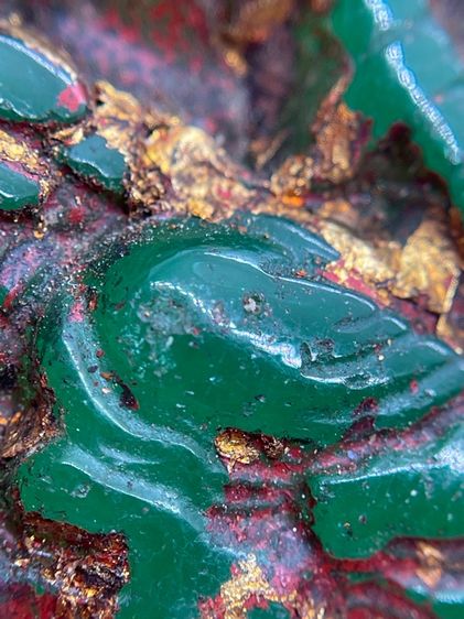 พระองค์จตุคาม โคตรเศรษฐี เนื้อหยก สีเขียวมรกต ลงรักปิดทอง รูปที่ 14