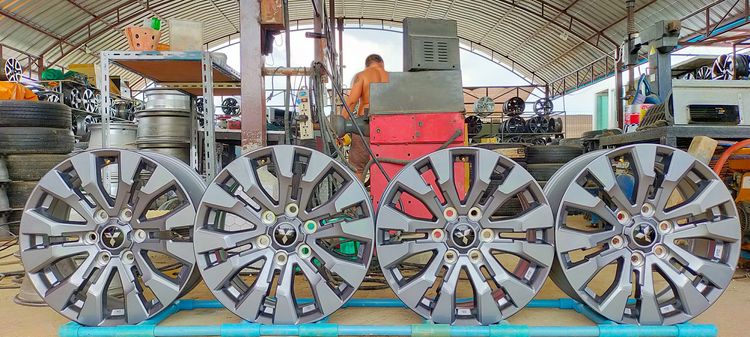 แม็กมิตซู ขอบ18กว้าง7.5 et46 สีเดิมโรงงาน ใส่ไทรทัน ปาเจ รูปที่ 12