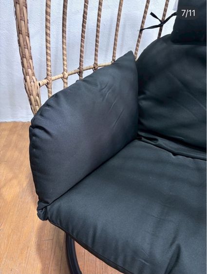 🔥 ชิงช้าหวายเทียม วัสดุดีแข็งแรงน่าใช้แนะนำเลยค่ะสภาพโดยรวมยังดีมากๆนั่งสบายมากค่ะ รูปที่ 7