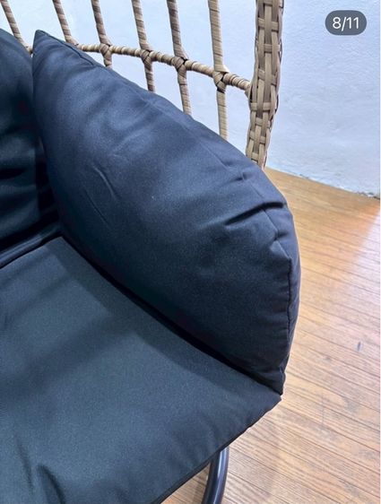 🔥 ชิงช้าหวายเทียม วัสดุดีแข็งแรงน่าใช้แนะนำเลยค่ะสภาพโดยรวมยังดีมากๆนั่งสบายมากค่ะ รูปที่ 8