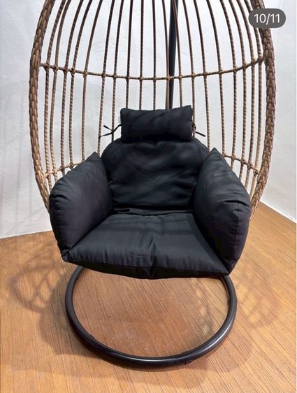 🔥 ชิงช้าหวายเทียม วัสดุดีแข็งแรงน่าใช้แนะนำเลยค่ะสภาพโดยรวมยังดีมากๆนั่งสบายมากค่ะ รูปที่ 10