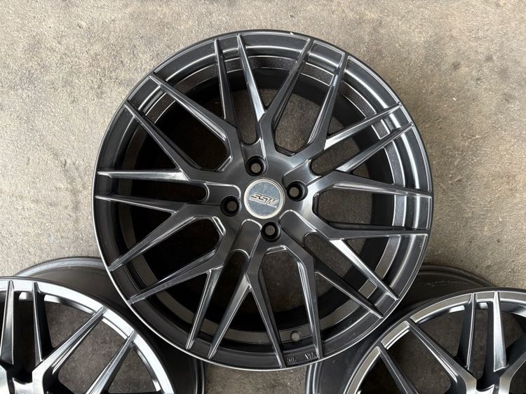 ล้อแม็กขอบ17 SSW 4รู100 กว้าง8 ออฟ38 สีดำ งานไทย สภาพสวยมากๆ (ล้อทำสีมาใหม่เพื่อความสวยงาม ไม่มีซ่อม) รูปที่ 7