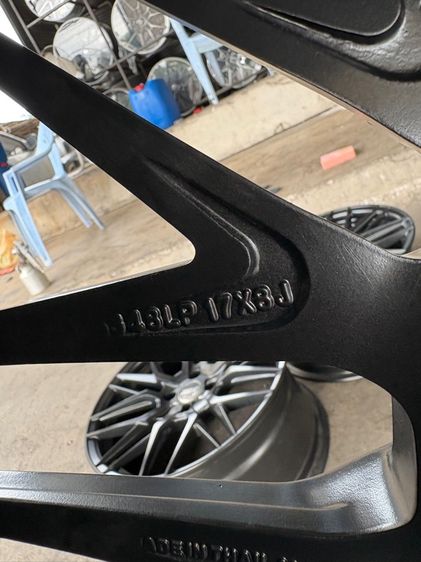 ล้อแม็กขอบ17 SSW 4รู100 กว้าง8 ออฟ38 สีดำ งานไทย สภาพสวยมากๆ (ล้อทำสีมาใหม่เพื่อความสวยงาม ไม่มีซ่อม) รูปที่ 9