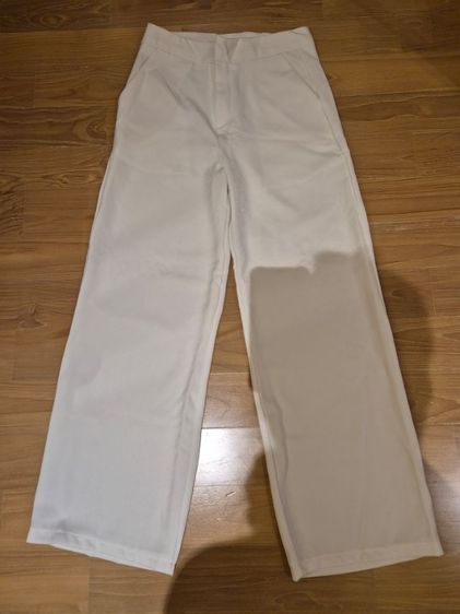 กางเกงสีขาว ขายาว มือหนึ่ง รูปที่ 2