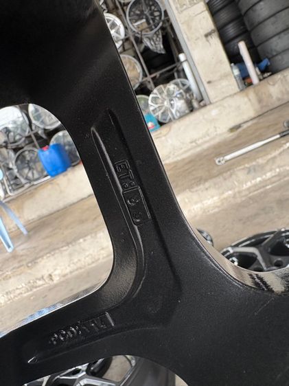 ล้อแม็กขอบ17 SSW 5รู114 กว้าง7 ออฟ35 สีดำเงา งานไทย สภาพสวยมากๆ (ล้อทำสีมาใหม่เพื่อความสวยงาม ไม่มีซ่อม) รูปที่ 10