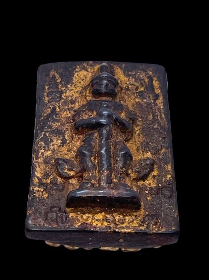 ท้าวเวสสุวรรณ เนื้อเมกะพัด หลังสมเด็จโต ประดับแร่ทอง ลงรักปิดทอง ผิวเดิมสวยเด่น พุทธคุณครบทั้งคุ้มครอง-โชคลาภ เหมาะแก่การสะสมและบูชา รูปที่ 4