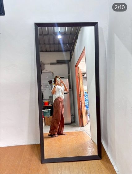 🔥🇯🇵 กระจกแขวนหรือตั้งก็ได้ค่ะวัสดุแข็งแรงมากไม้ดีกระจกหนาส่องเต็มตัว มาไกลจากญี่ปุ่นเลยค่ะ รูปที่ 2