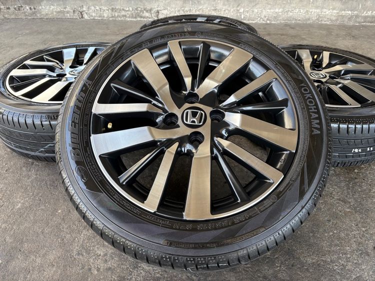 ล้อแม็กขอบ16 HONDA CITY ใส่JAZZ ได้เลยจ้า (ล้อทำสีมาใหม่เพื่อความสวยงาม ไม่มีซ่อม) พร้อมยางYOKOHAMA185-55-16 ปี22 ปีแท้  รูปที่ 3