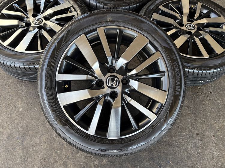 ล้อแม็กขอบ16 HONDA CITY ใส่JAZZ ได้เลยจ้า (ล้อทำสีมาใหม่เพื่อความสวยงาม ไม่มีซ่อม) พร้อมยางYOKOHAMA185-55-16 ปี22 ปีแท้  รูปที่ 2