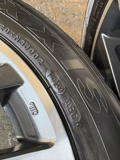 ล้อแม็กขอบ15 HONDA MODULO ใส่ CITY JAZZ ได้เลยจ้า (ล้อทำสีมาใหม่เพื่อความสวยงาม ไม่มีซ่อม) พร้อมยางMAXXIS185-60-15 ปี24 ปีแท้  รูปที่ 9