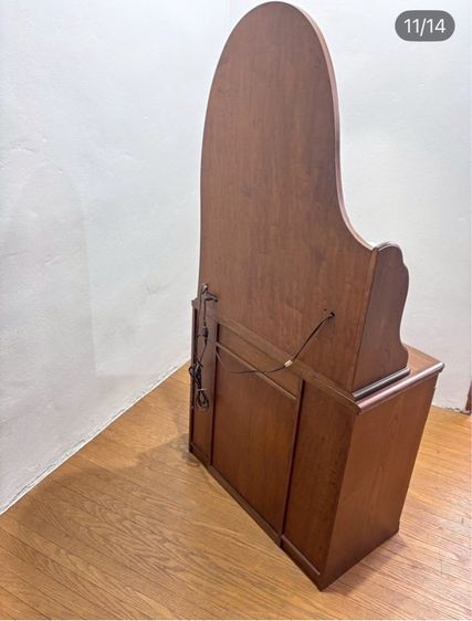 🔥 🇯🇵 โต๊ะเครื่องแป้งสภาพโดยรวมยังดีมากวัสดุดีแข็งแรงน่าใช้แนะนำเลยค่ะมาไกลจากญี่ปุ่นเลยไม้สีสวยวางมุมก็สวยค่ะ รูปที่ 11