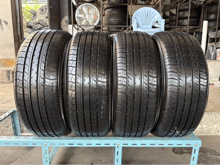 ล้อแม็กขอบ17 TOYOTA CAMRY (ล้อทำสีมาใหม่เพื่อความสวยงาม ไม่มีซ่อม) พร้อมยางYOKOHAMA215-55-17 ปี23 ปีแท้ รูปที่ 4