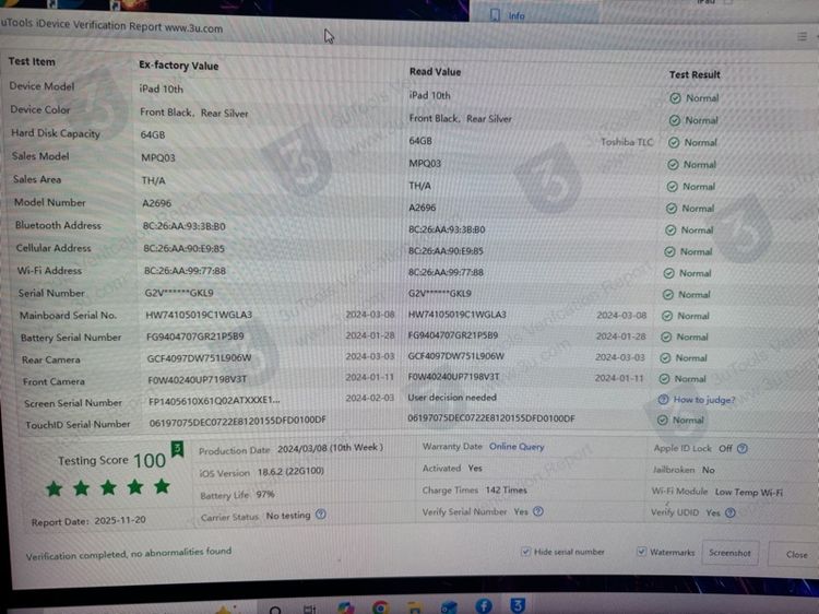 iPad Gen10 wifi 64GB รูปที่ 9