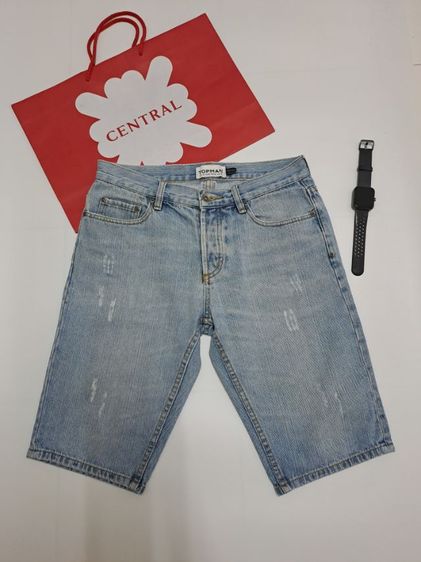 อื่นๆ กางเกงยีนส์ขาสั้น แบรนด์ Topman‼️