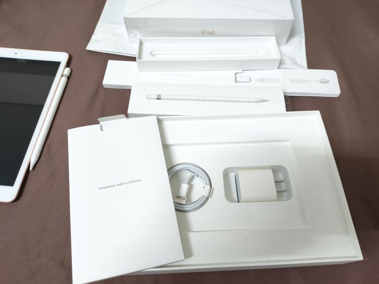 iPad 8th Gen Gold 32 GB + Pencil 1st gen + Film (กระจกอย่างดี) OS ล่าสุด ครบแล้วไม่ต้องทำอะไรเพิ่ม นัดดูสภาพได้ ใช้เองขายเอง รูปที่ 7