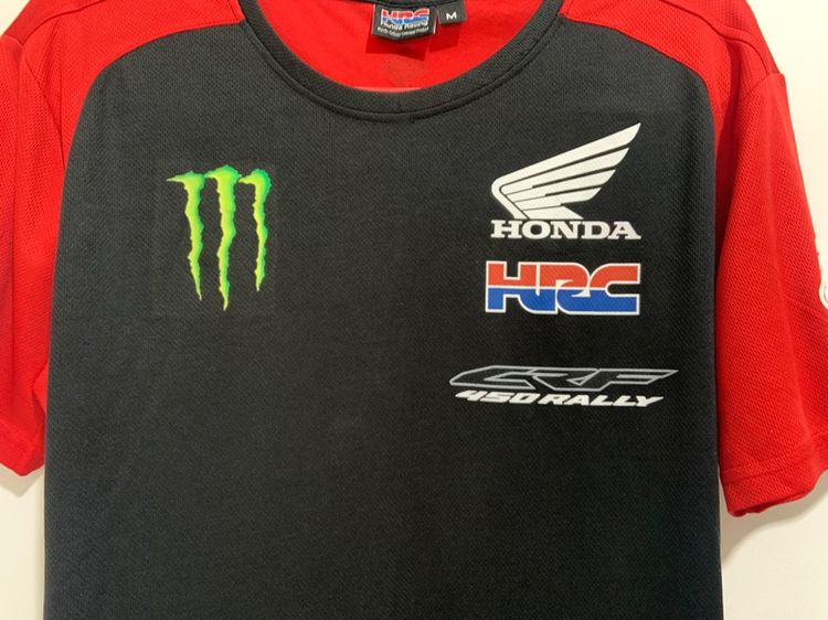 เสื้อยืด Honda Racing แท้ 💯 size M ขนาด อก 21.5 ยาว 27 นิ้ว สภาพใหม่มาก ลายสวย หายากน่าสะสมครับ รูปที่ 2