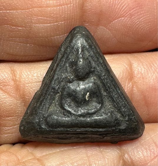 🙏พระพิจิตร เม็ดข้าวเม่า ชินเงิน🙏พระผงคลุกรักหลังจาร เก่าไม่ทราบที่ องค์ละ1550