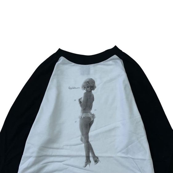 เสื้อแขนยาว งาน JAPAN แท้ 💯 size ขนาดวัดจริง อก 22 ยาว 27 นิ้ว สภาพใหม่มาก ลายสวยสกีนจม เนื้อผ้าดีมากนิ่มใส่สบาย หายากน่าสะสมครับ รูปที่ 2