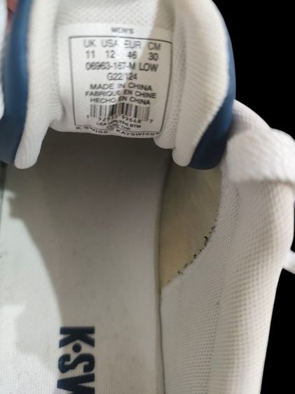 
 K-Swiss Court Vittora 46 30cm. รูปที่ 8