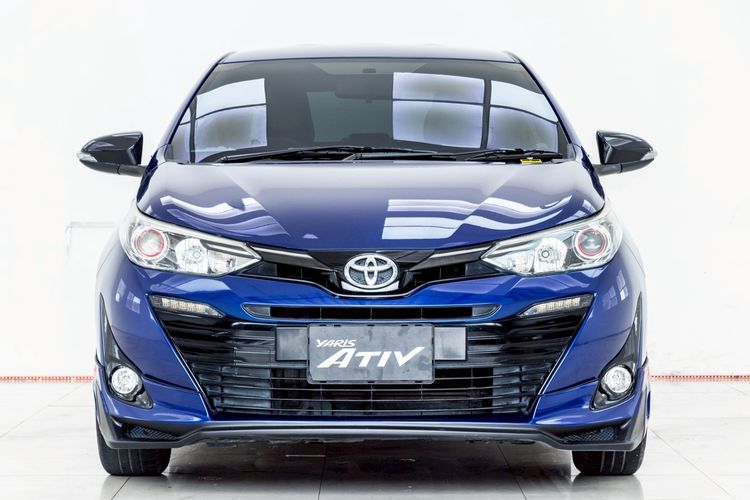 Toyota Yaris ATIV 2020 1.2 S Sedan เบนซิน ไม่ติดแก๊ส เกียร์อัตโนมัติ น้ำเงิน รูปที่ 4