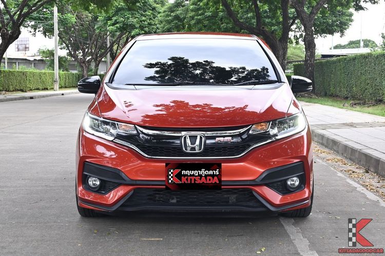 Honda Jazz 2019 1.5 RS i-VTEC Sedan เบนซิน ไม่ติดแก๊ส เกียร์อัตโนมัติ ส้ม รูปที่ 2