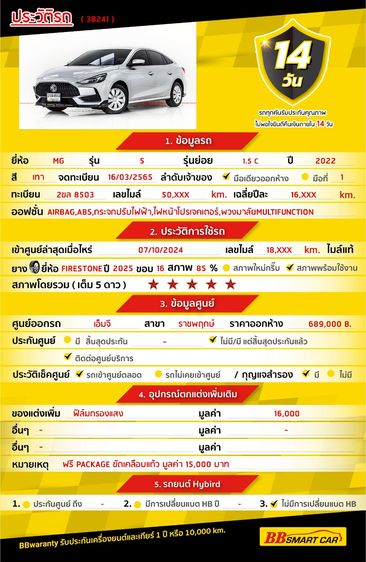 MG MG5 2022 1.5 C Sedan เบนซิน ไม่ติดแก๊ส เกียร์อัตโนมัติ เทา รูปที่ 2