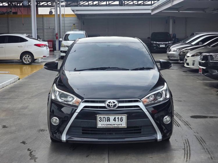 Toyota Yaris 2014 1.2 G Sedan เบนซิน ไม่ติดแก๊ส เกียร์อัตโนมัติ ดำ รูปที่ 2