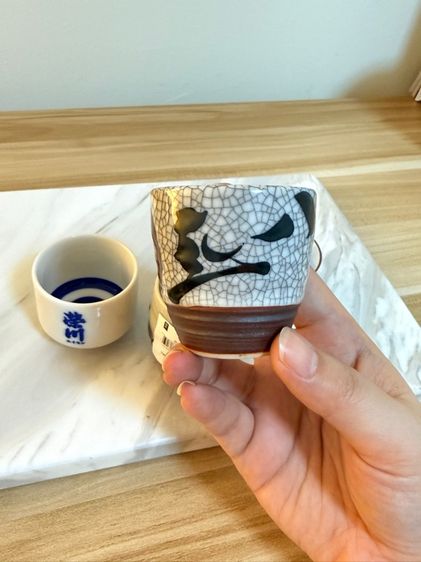 แก้วเซรามิกสาเกญี่ปุ่น 4 ใบ รูปที่ 2