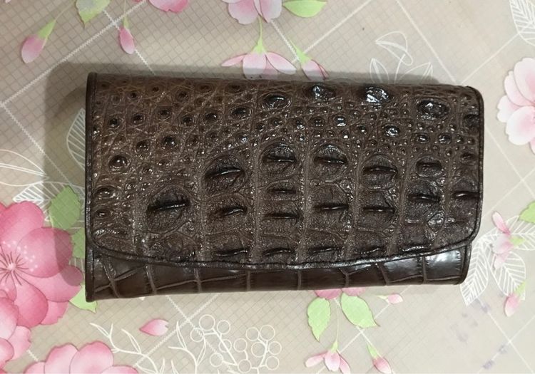 กระเป๋าเงิน หนังแท้ ทรงยาว สภาพดีมาก รูปที่ 3