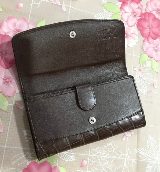 กระเป๋าเงิน หนังแท้ ทรงยาว สภาพดีมาก รูปที่ 5
