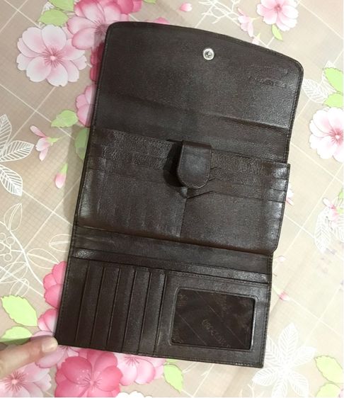 กระเป๋าเงิน หนังแท้ ทรงยาว สภาพดีมาก รูปที่ 6