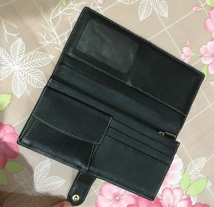 กระเป๋าเงิน หนังแท้ ทรงยาว สภาพดีมาก รูปที่ 14