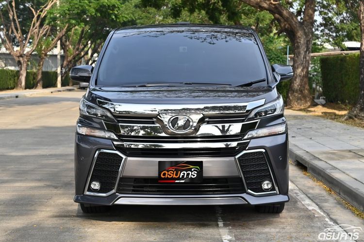 Toyota Vellfire 2017 2.4 Z G Edition Van เบนซิน ไม่ติดแก๊ส เกียร์อัตโนมัติ เทา รูปที่ 2