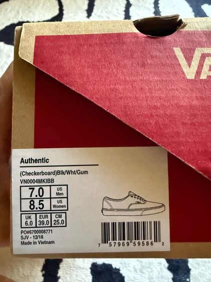 Vans Authentic (Checkerboard) รูปที่ 6