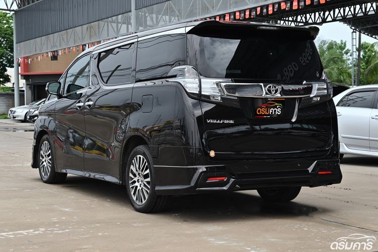 Toyota Vellfire 2017 2.5 Z G Edition Van เบนซิน ไม่ติดแก๊ส เกียร์อัตโนมัติ ดำ รูปที่ 3