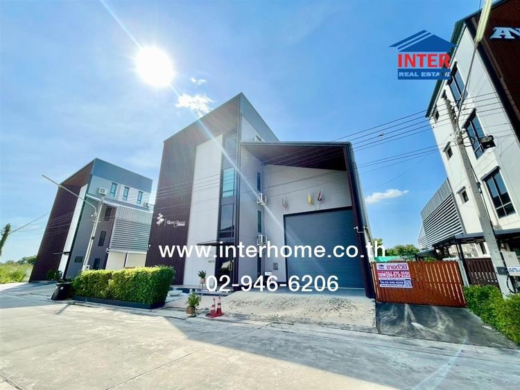 ออฟฟิศ+โกดัง 4 ชั้น 181.9 ตร.ว. โครงการแฟคทอรี่ ยาร์ด ลำลูกกา ถนนรังสิต-นครนายก ถนนเลียบมอเตอร์เวย์ ธัญบุรี ปทุมธานี รูปที่ 3