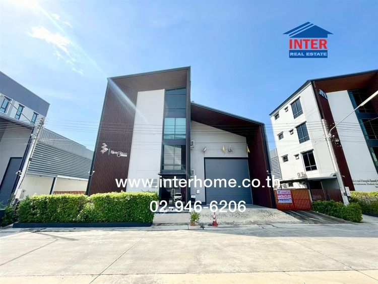 ออฟฟิศ+โกดัง 4 ชั้น 181.9 ตร.ว. โครงการแฟคทอรี่ ยาร์ด ลำลูกกา ถนนรังสิต-นครนายก ถนนเลียบมอเตอร์เวย์ ธัญบุรี ปทุมธานี รูปที่ 2