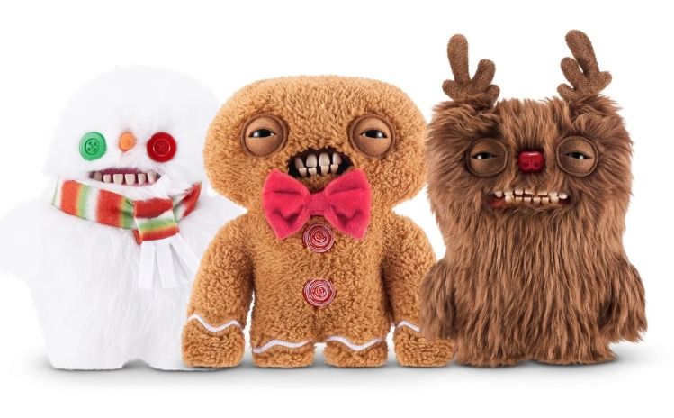 ตุ๊กตาผ้าขน Fuggler X Chrismas  Monster DC ตุ๊กตาเห็นฟัน พร้อมส่งจากไทยของแท้