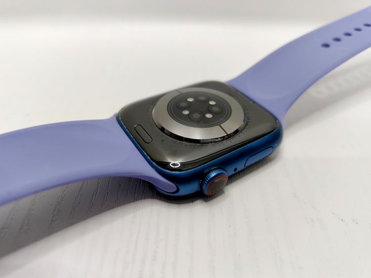 ขาย APPLE Watch S7 Cellular Blue Aluminum Case Abyss Blue Sport Band มือสอง