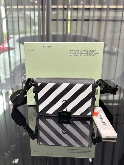 Off-White mini clip flap bag